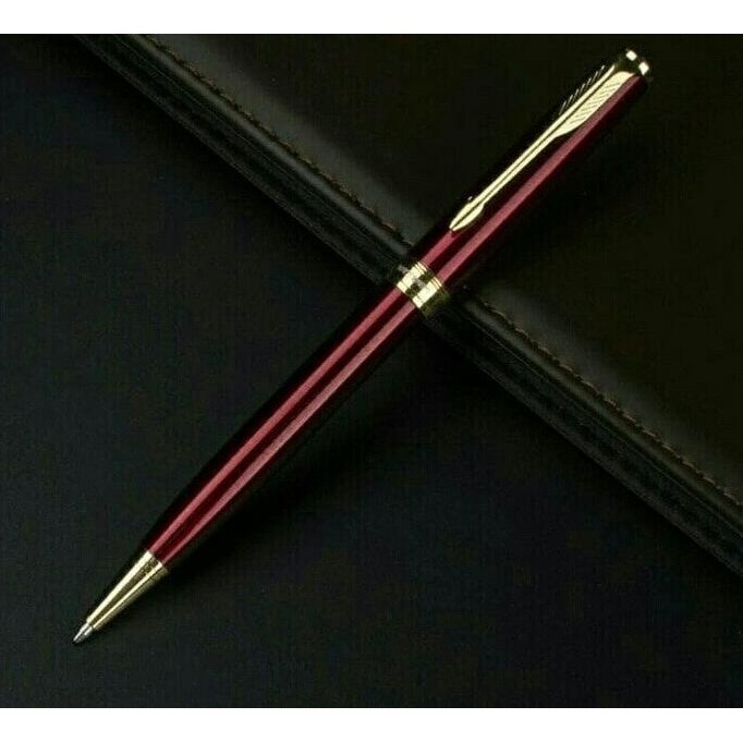 pen parker bolpoin merah gold