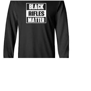 Kaos T Shirt Pria Black Rifles Matter