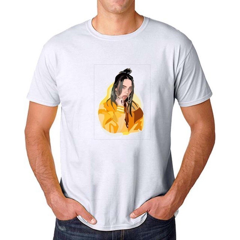 Kaos T Shirt Pria Billie Eilish