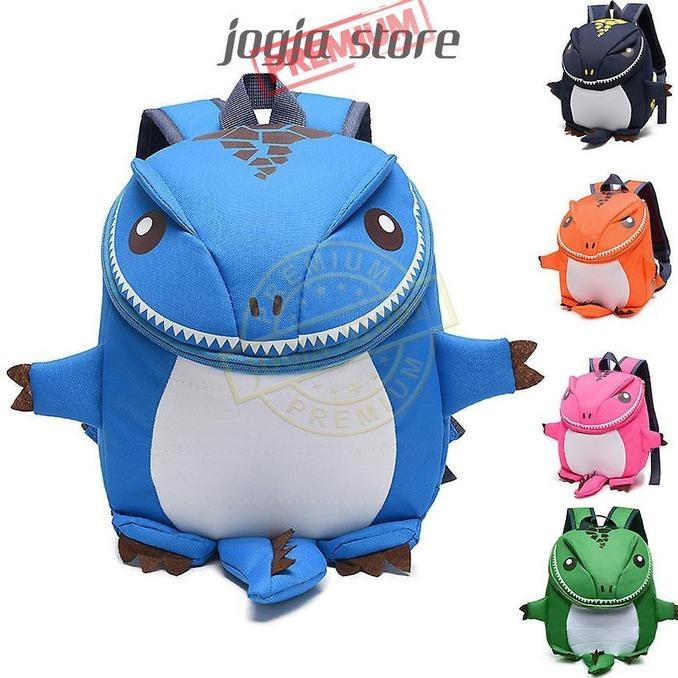 Tas Ransel Anak Dino Backpack Tas Sekolah TK Cowok-Cewek Dinosaurus
