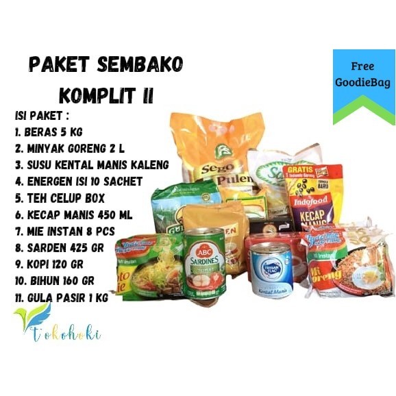 

REQUEST PAKET SEMBAKO KOMPLIT II