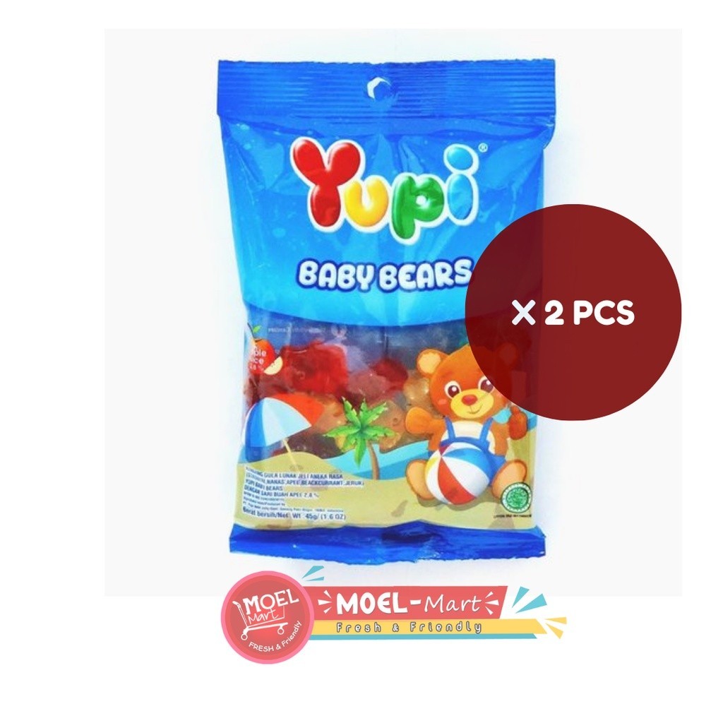 

YUPI BEARS MINI BAG 2 Pcs X 45 Gr