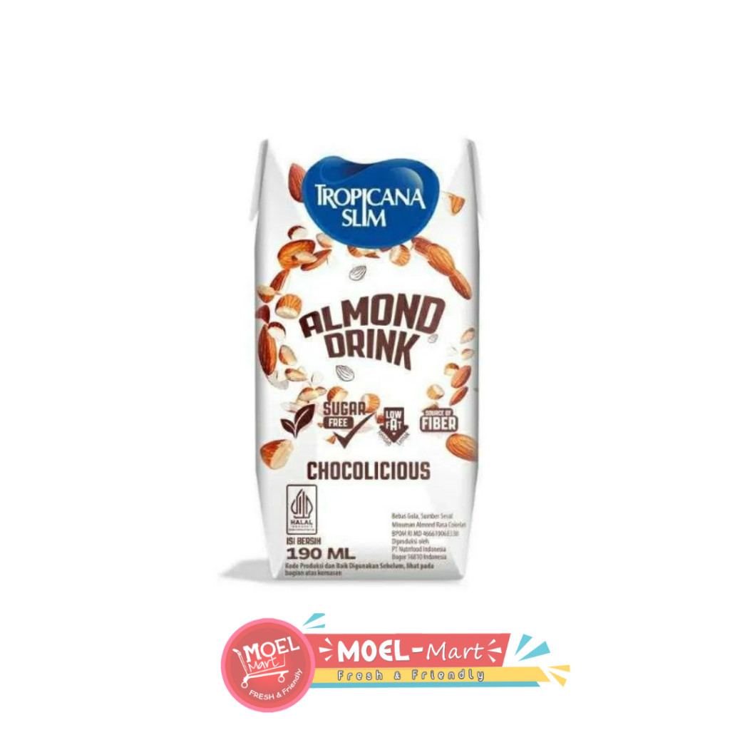 

TROPICANA SLIM RTD ALMOND DRINK CHOCO 190ML