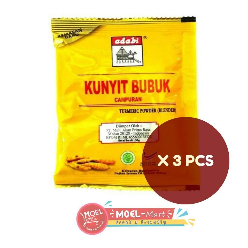 

ADABI SERBUK KUNYIT 3 Pcs x 30GR