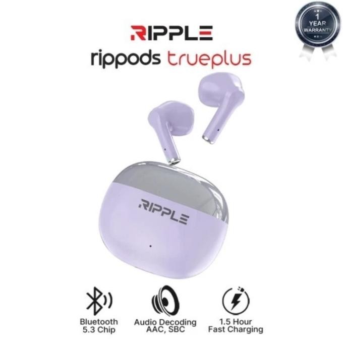 Ripple Tws Rippods True Plus Headset earphone Bluetooth