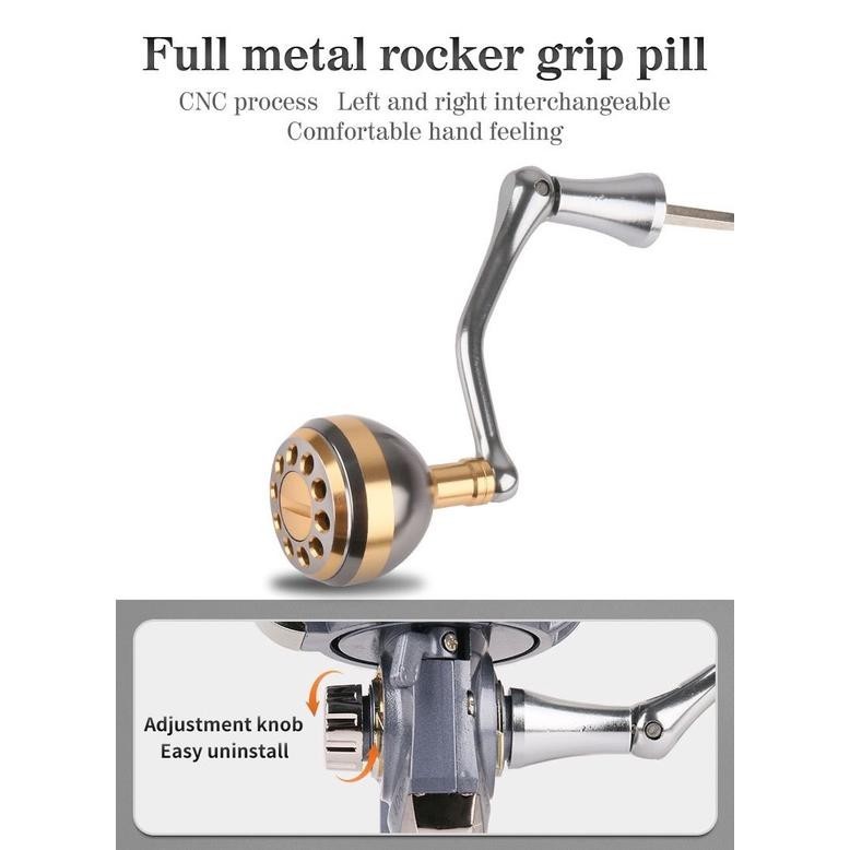 QV21 REEL PANCING METAL DEUKIO AR 2000 3000 4000 6000 7000 13BB+1BB MAX DRAG 13KG Premium