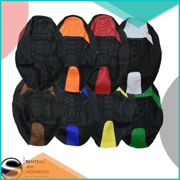 Sarung kulit jok variasi timbul motor vario beat scoopy nmax pcx aerox