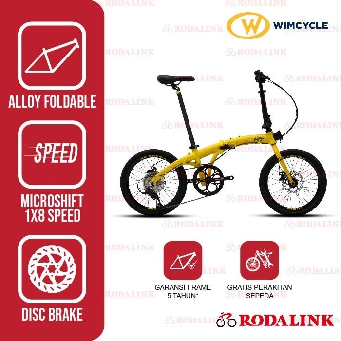 Wimcycle Sepeda Lipat Pocket Rocket 2