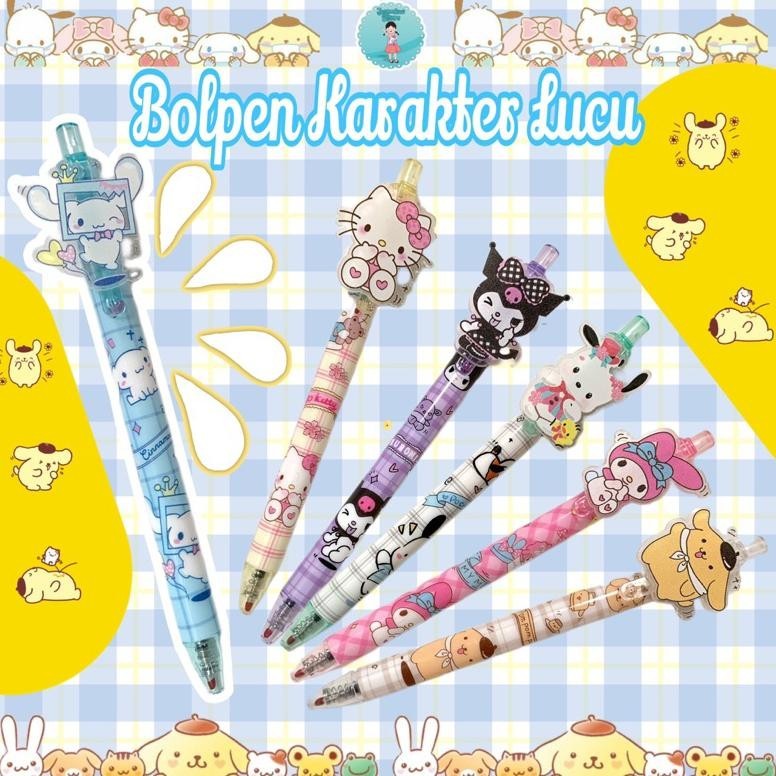 

PULPEN SANRIO GEN 4 KUROMI/MELODY/CINNAMOROLL/BOLPEN MYSTERY BOX 0.5MM TEKAN MOTIF SANRIO UNICORN ACRYLIC/PENA SANRIO TINTA HITAM PULPEN SANRIO BOLPOIN KUROMI MELODY/CINNAMOROL/1BIJI PULPEN GEL MOTIF KARTUN SANRIO KUROMI CINNAMON POMPOMPURIN MELODY RO18