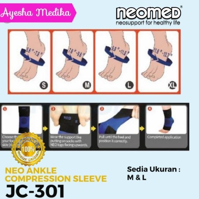 Ankle Neomed Compression Jc 301 / Neomed Jc 301