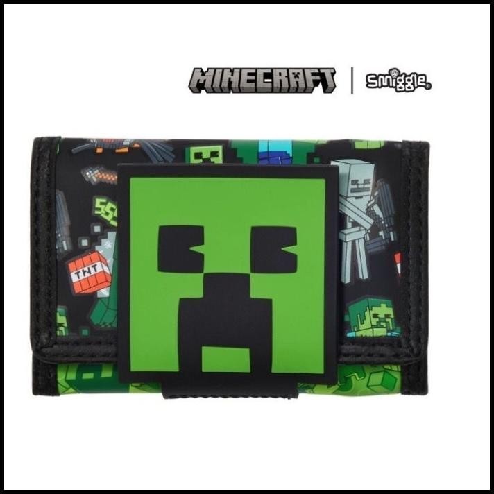 Smiggle Minecraft Tas Ransel Minecraft Double Dekker Dompet Smiggle Tas Anak Diskon