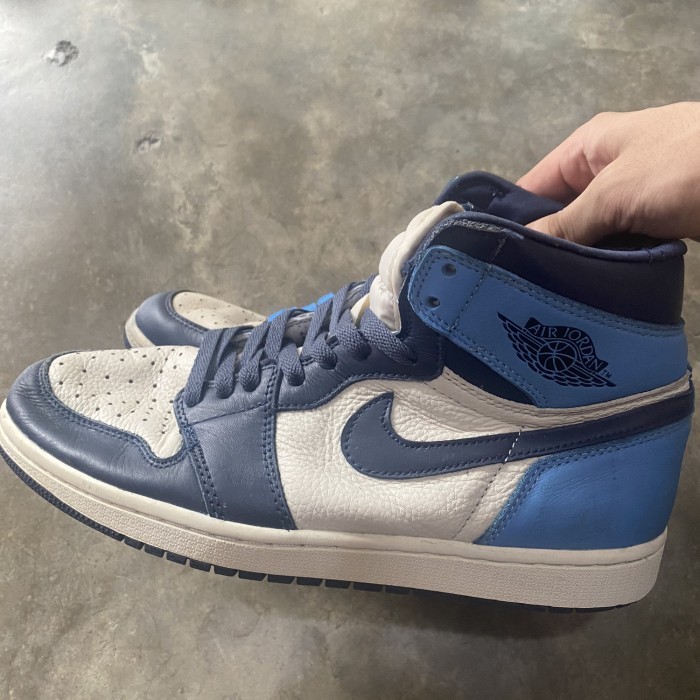 NIKE AIR JORDAN 1 HIGH OBSIDIAN BLUE SECOND BEKAS