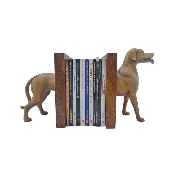 

Gganjal Buku/Book End/Pembatas Buku Anjing