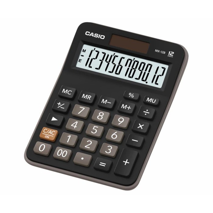 

Kalkulator Meja Casio Mx-12B-Bk Office Desktop Value Series Calculator