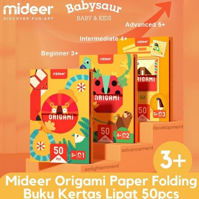

Mideer Origami Paper Craft Beginner Kertas Lipat Mainan Edukasi Anak