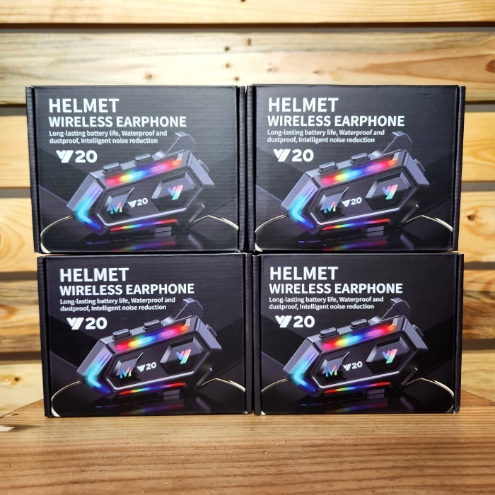 Intercom Y20 Headset Helm Motor Intercom Bikers Barang Ready 