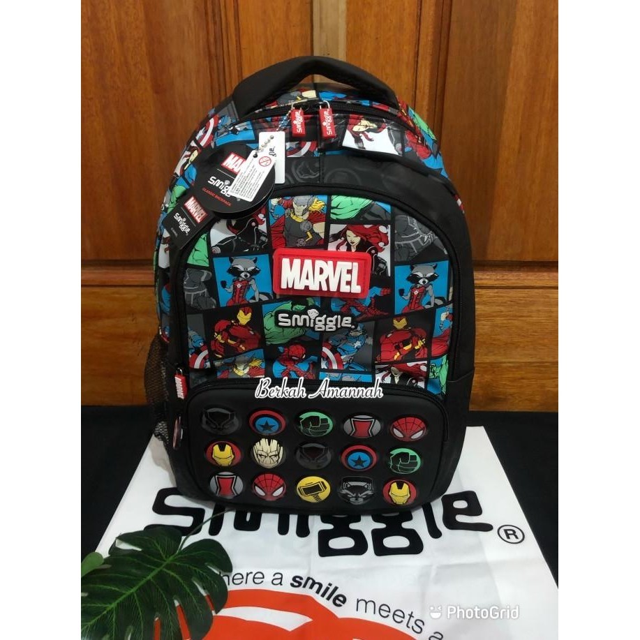 Smiggle Marvel Avanger/Marvel Series /Tas Smiggle Original