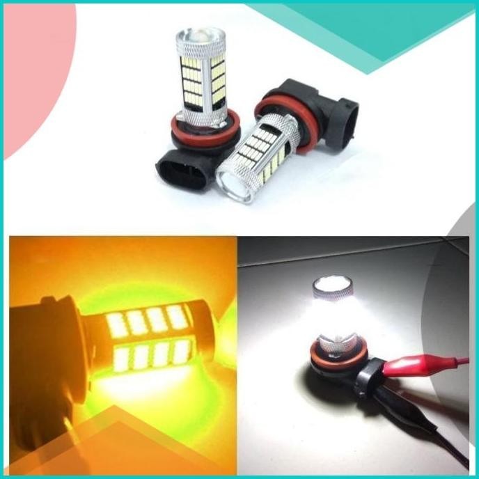 Lampu Led Foglamp H8 H11 H16 92 Titik Mata Mobil Motor Lensa Projector