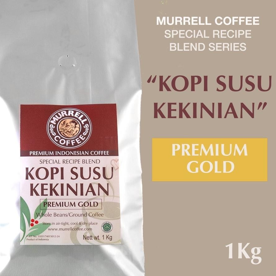 

1 KG Kopi Susu Kekinian PREMIUM GOLD biji bubuk MURRELL special blend P19A