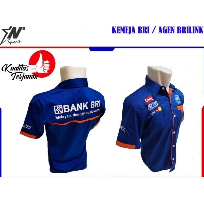 Kemeja Seragam Brilink / Baju Brilink