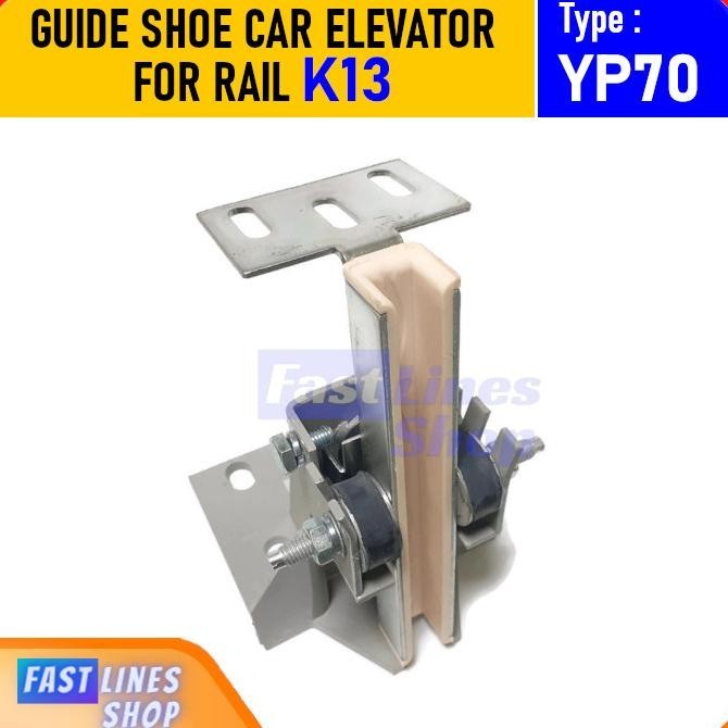 Guide Shoe Car Elevator Lift Rail K13 Sliding Shoe Sangkar Type YP70