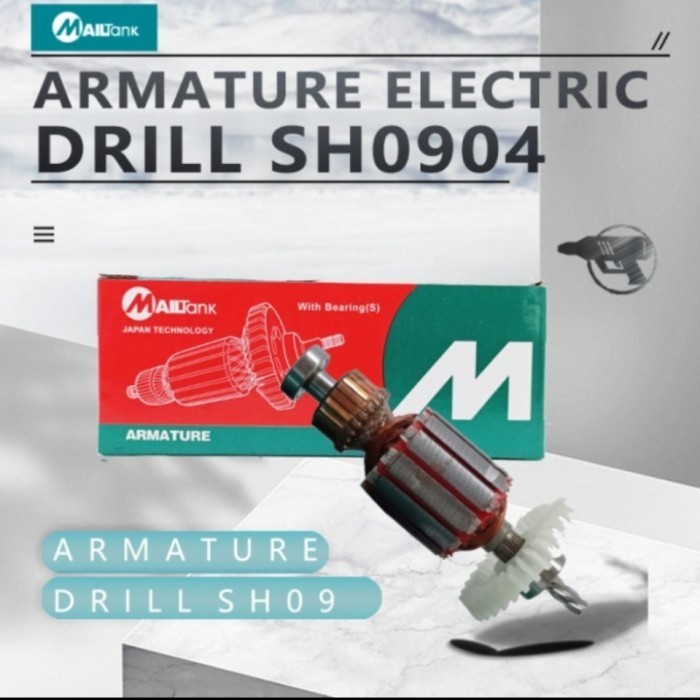,,,,,,,] Mailtank SH0904 armature bor sh09 angker motor bor mailtank sh 09