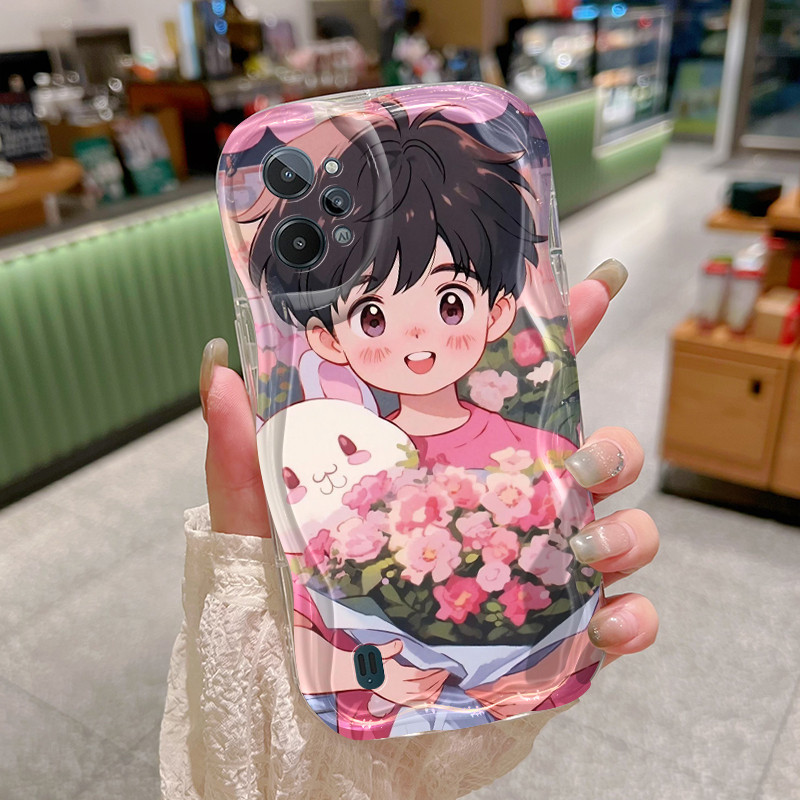 Casing Hp Untuk Realme C31Case HP Case Casing ponsel bunga pendirinya Softcase HP terbuat dari bahan