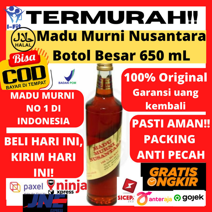 

Madu Murni Nusantara 650 Ml Besar Halal
