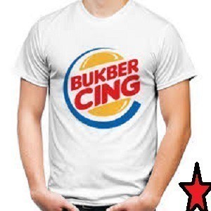 Kaos T Shirt Pria Bukber Cing Burger King