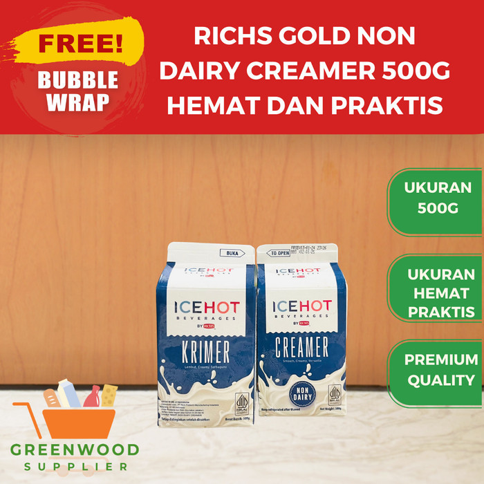 

Brom [Hemat] Richs Ice Hot Non Dairy Creamer - 500G