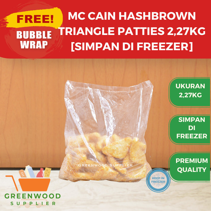 

Brom Mccain Hashbrown Triangle Patties - 2,27Kg