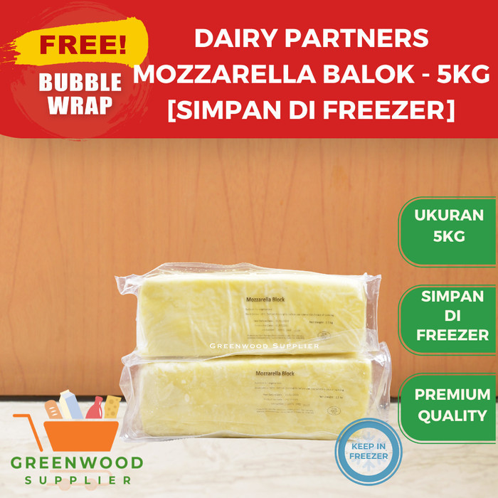 

Brom Dairy Partners Mozzarella Cheese Block - 5Kg