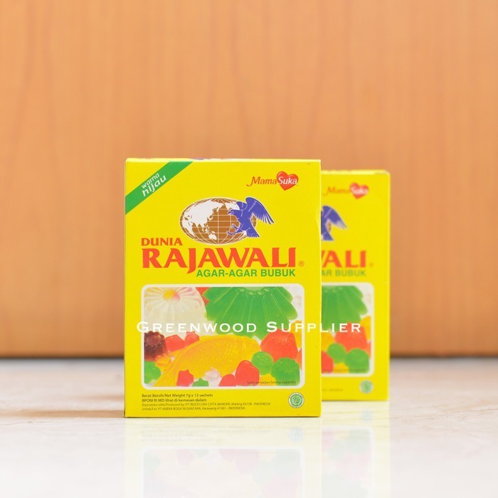 

Brom [Box] Agar Agar Bubuk Hijau Dunia Rajawali (12 Sachet)