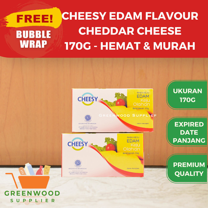 

Brom Cheesy Edam Flavour - Keju Rasa Edam - 170G (Favorit)