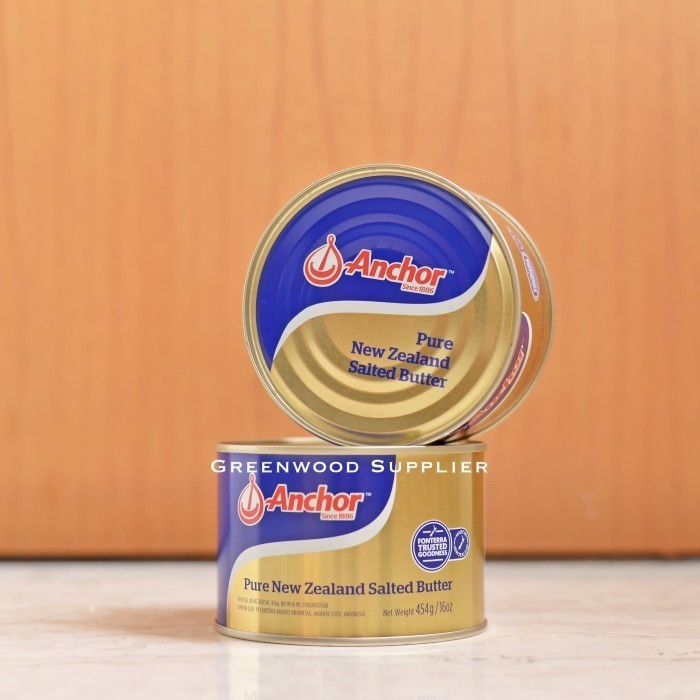 

Brom Anchor Tinned Butter Salted 454 Gr - 1 Karton (Isi 24)