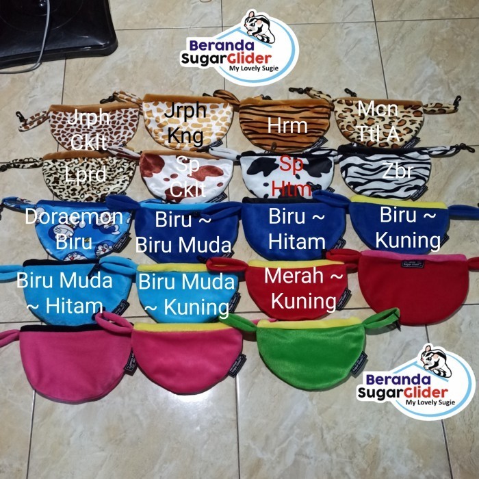 SLEEPING POUCH KANTONG DORAEMON - AKSESORIS HEWAN SUGAR GLIDER SG