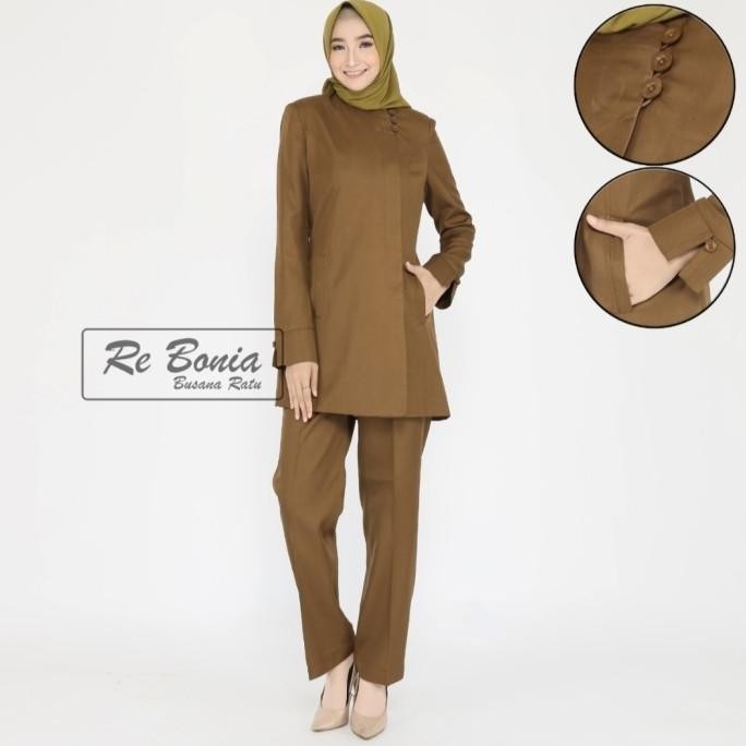 blazer wanita seragam kantor Pemda baju dinas Pemda asn