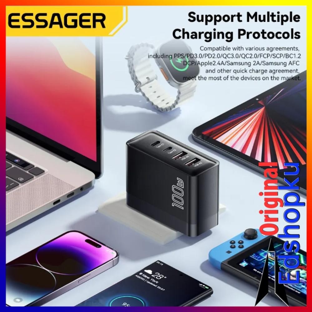Alat Cas Gadget Kepala Charger Smartphone Handphone tablet smartwatch laptop Fast Charging GaN Multi