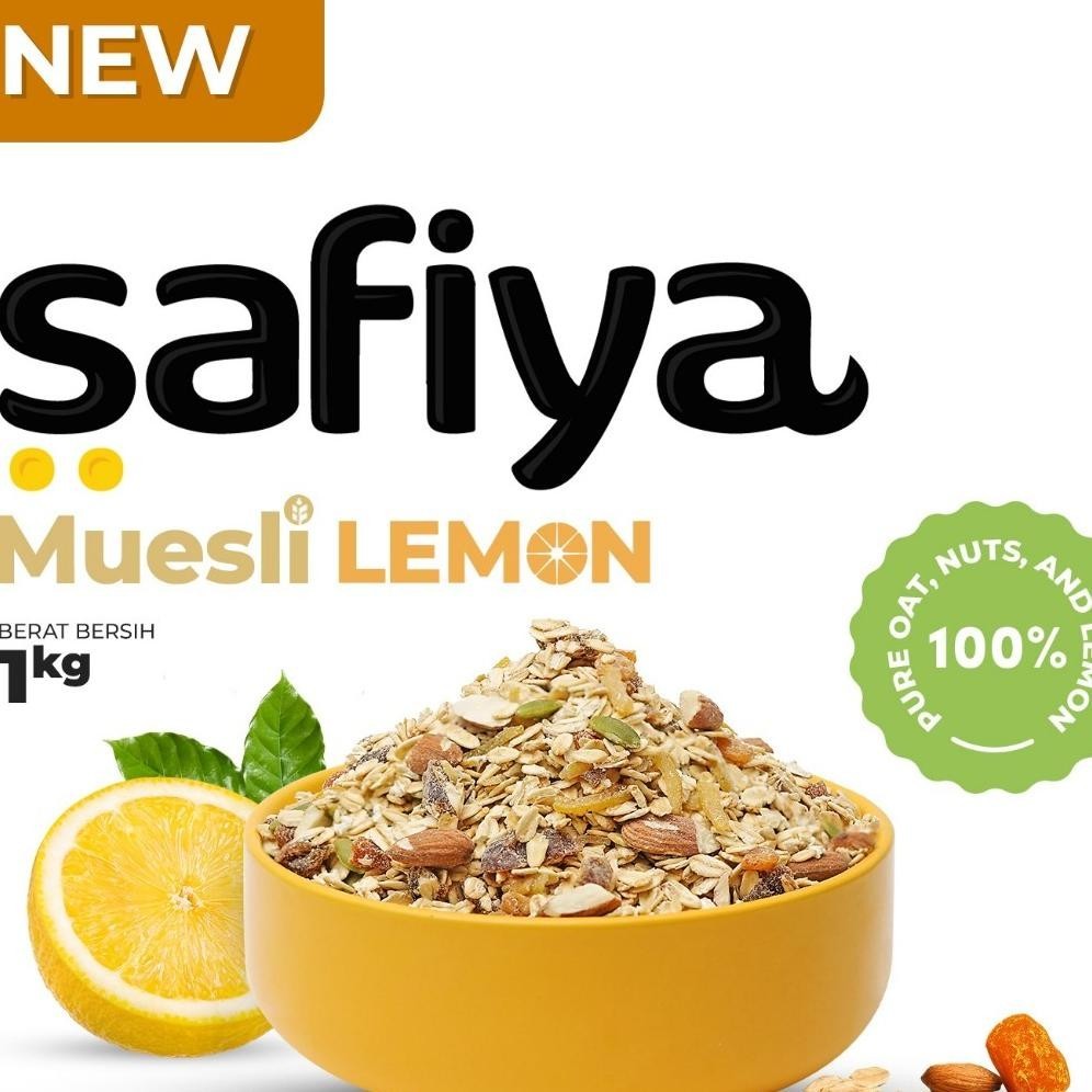 

BN Muesli Lemon 1 Kg Dried Fruit Seed Sereal Sehat Safiya TERLARIS