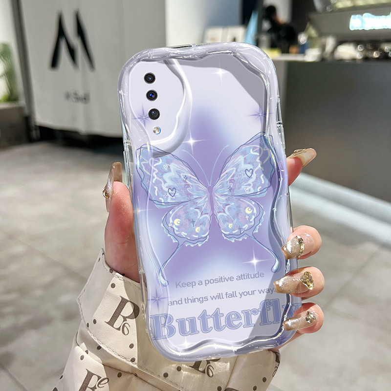 Casing Hp Untuk Samsung Galaxy A50 A50s A30s A51 M40s A52 4G A52 5G A52s 5G Case Kasing HP Pola kupu