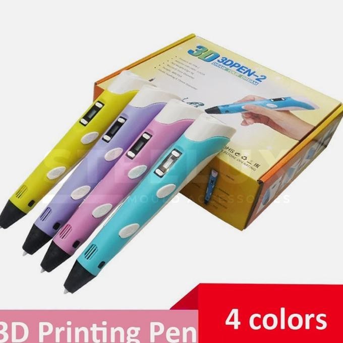 

3D Pen 5V / 12V Pena Generation 2 Stereoscopic 3 Dimensi / 3d Printing