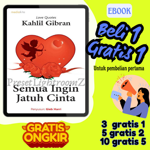 

IND0788 Semua Ingin Jatuh Cinta - Love Quotes Kahlil Gibran- Revisi