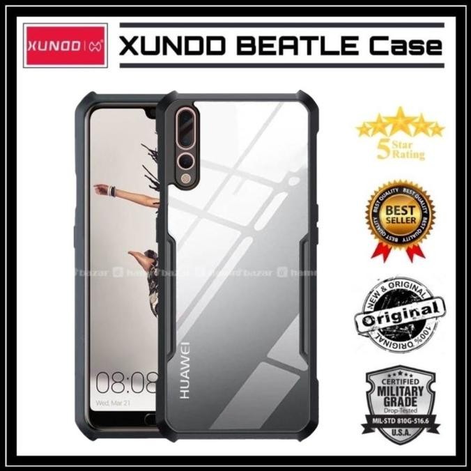 Huawei P20 Pro Xundd Beatle Original Case Hard Casing Transparan Back Cover Hardcase Clear Bumper So
