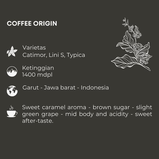 

Northsider Kopi Arabika Taneuh Sunda Gulali Honey Coffee 1Kg