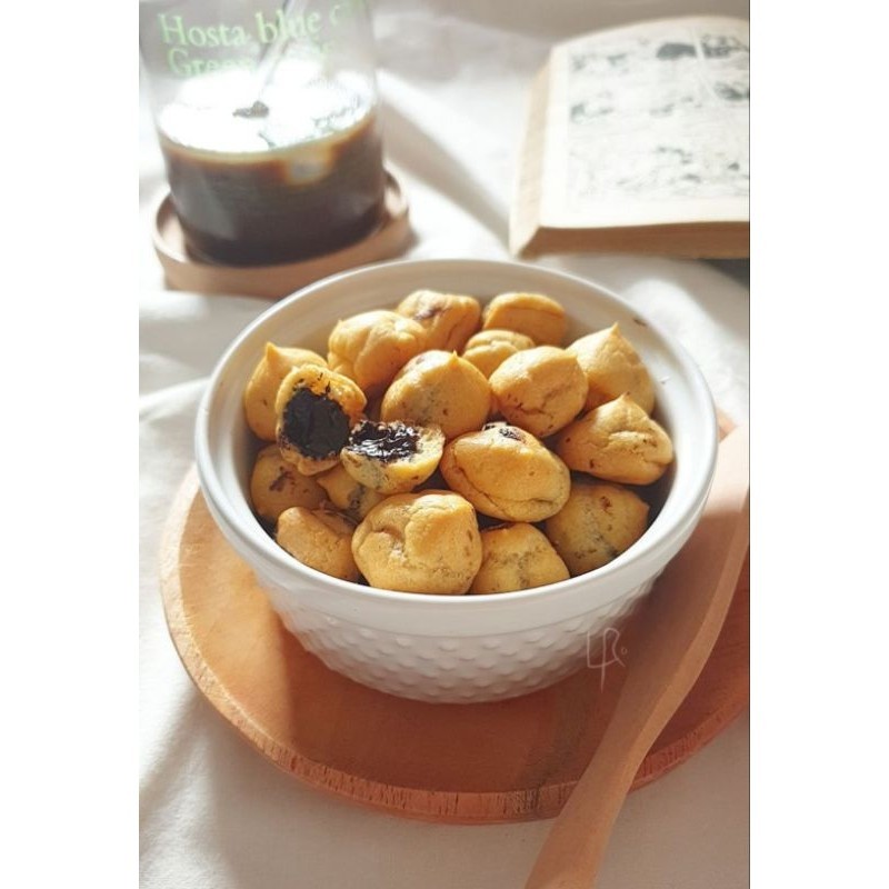 

Cemilan sus kering/Jajanan sus kering/Kue Sus kering/sus kering coklat/sus kering vanilla