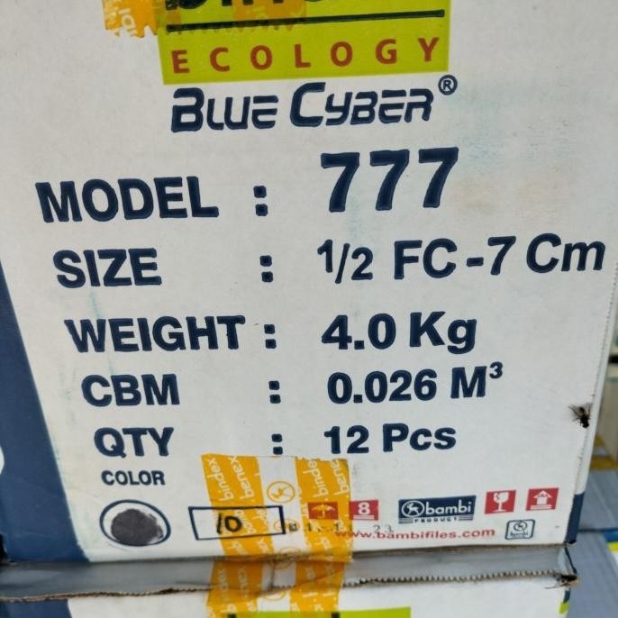 

Odner Bindex 777 Kwitansi 1/2 Folio- 7Cm Hitam Dan Biru Kualitas Premium