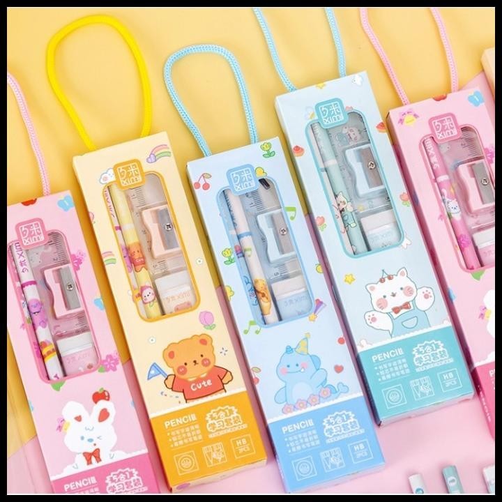 

TERMURAH PAKET ALAT TULIS SET 5IN1 MINI ANIMAL LUCU !!!!!