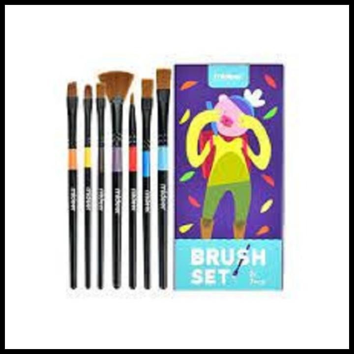 

TERBARU MIDEER PAINT BRUSH SET KUAS MELUKIS MEWARNAI SET ISI 7 KUAS CAT AIR !
