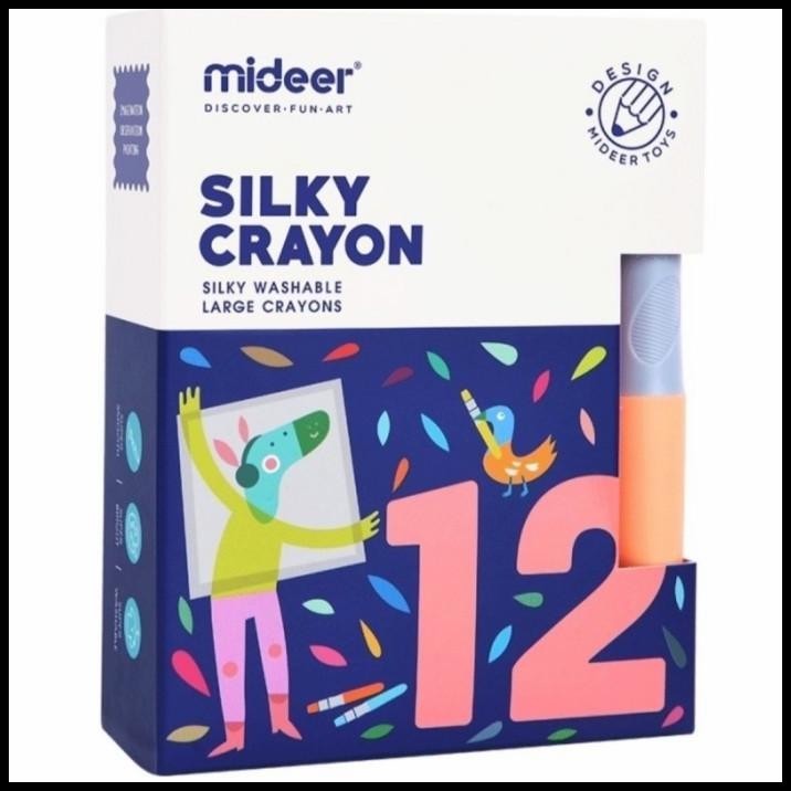 

TERBARU MIDEER SILKY CRAYON 12PC !!!!!