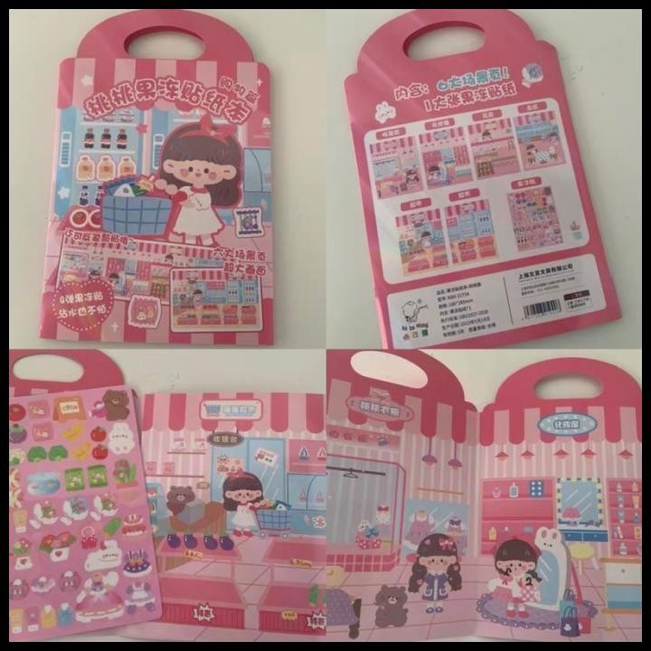 

TERMURAH DIY CUTE REUSABLE STICKER SET BUKU STIKER ULANG KALI !!!!!!!
